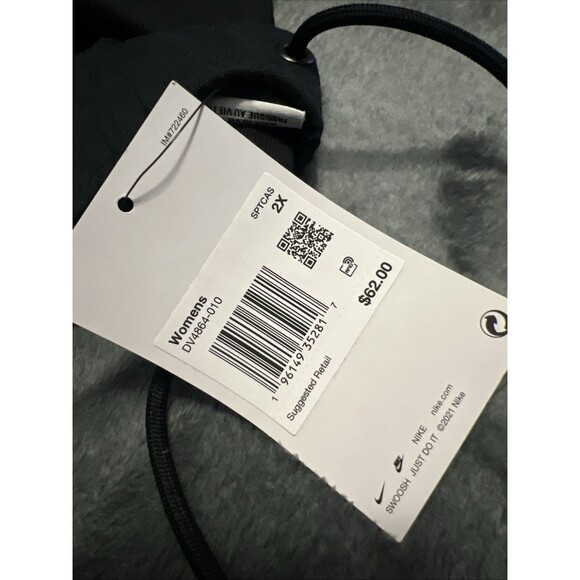 2X NIKE beige Women’s Loose Fit Mid Rise Joggers  DV4864-010 - Picture 2 of 9